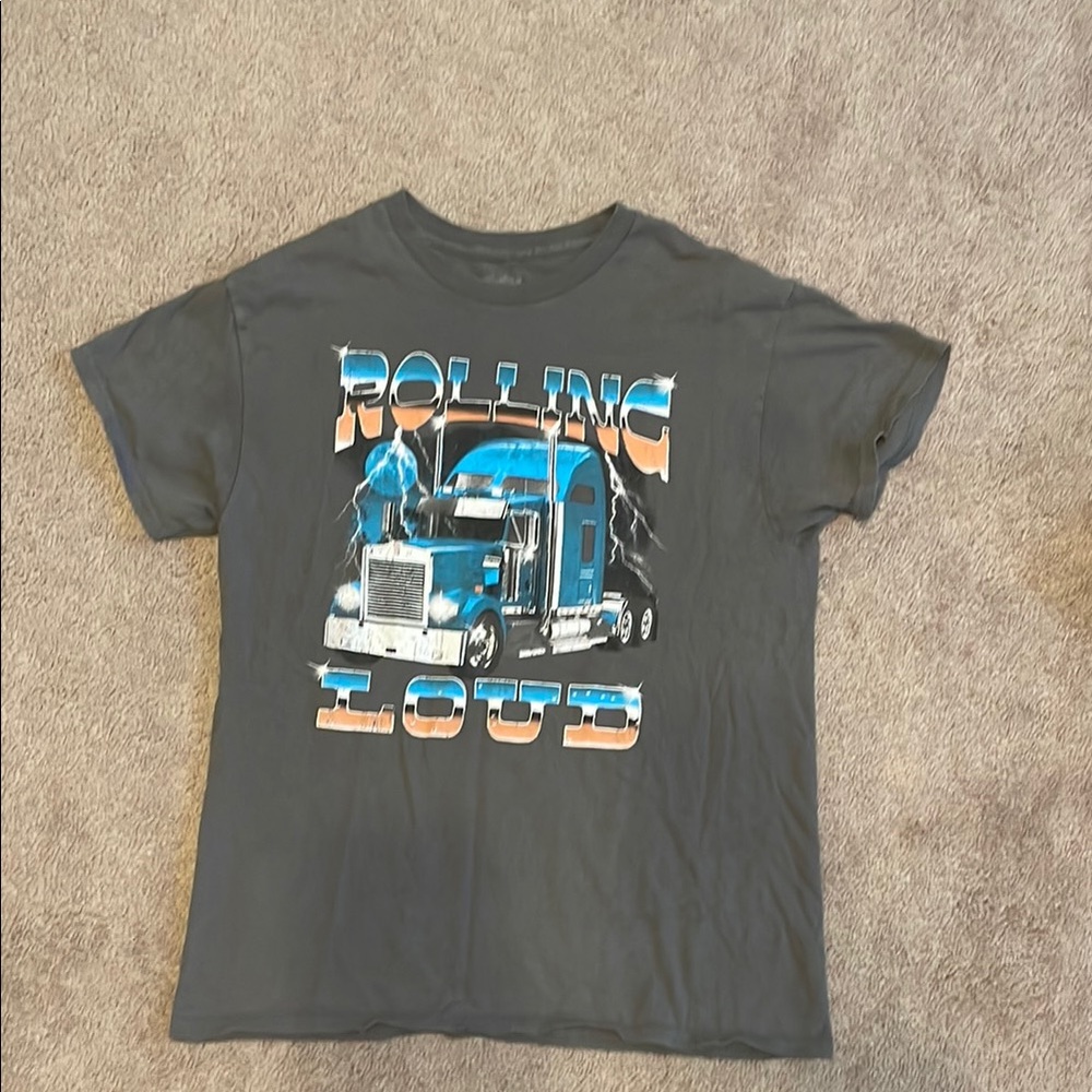 Gray Rolling Loud Graphic Tee